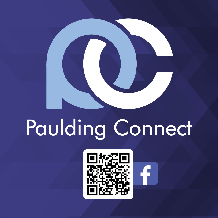 Paulding Connect QR code. Scan to find us on Facebook