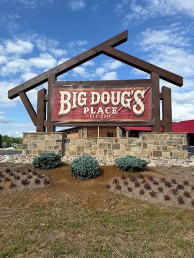 Big Doug's Place sign outside the restaurant